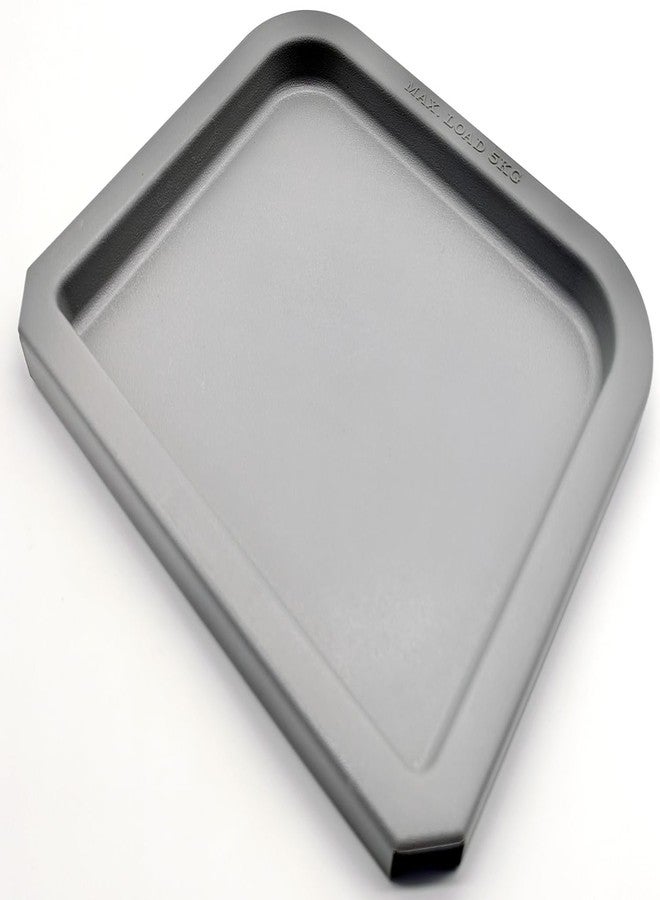 ForconMed Rollator Tray, Compatible with Most 3wheel Rollator with Tray, Universal Replacement Parts, 1Ea, Gray - Image 2