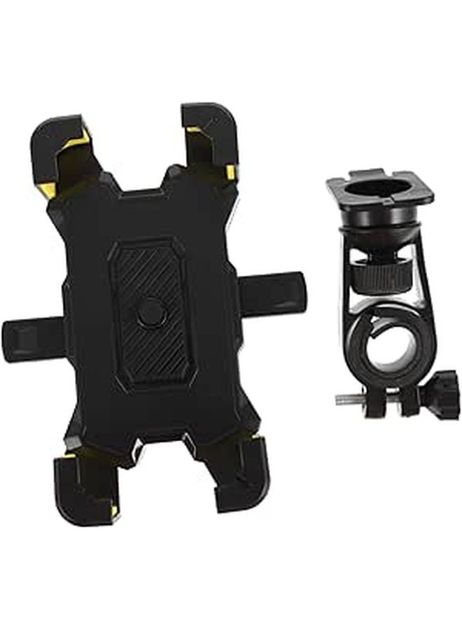 Universal Motorcycle Phone Mount Handlebar Stand Easy Adjustment No Tools Needed - Image 1