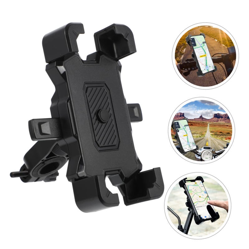 Universal Motorcycle Phone Mount Handlebar Stand Easy Adjustment No Tools Needed - Image 4