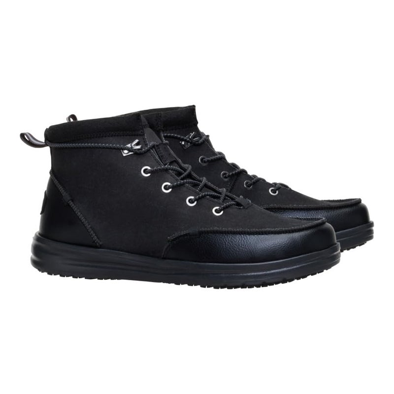 HEYDUDE Bradley Work CE Black Size 8, Men's Boots, Pull on Boots, Comfortable & Light-Weight - Image 2