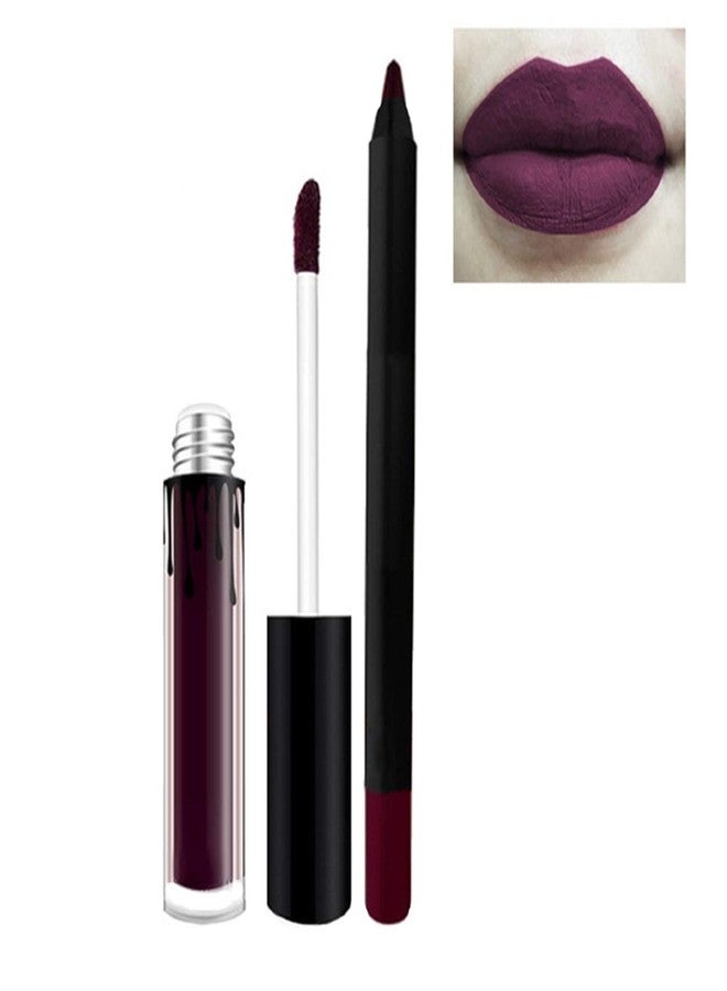 Nema NM Nema Long Lasting Matte Liquid Lipstick and Lip Pencil - Kourt - Image 2