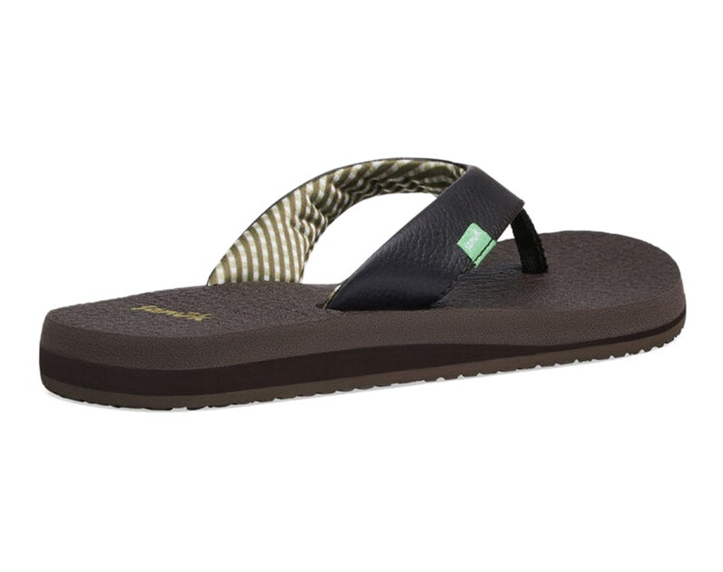 Sanuk Women's Yoga Mat Core | Flip Flops for Women | Yoga Sandals For Women | Memory Foam Footbed, Brown, 8 - Image 4