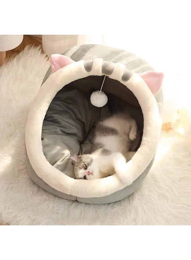 AZOD Warm Pet Basket Cozy Kitten Lounger Cushion Cat House Tent Very Soft Dog Mat Bag For Washable Cave Cat Beds,Kitten Beds,Cat Beds & Furniture, Pet Bed - Dinosaur || Large Size || - Image 1