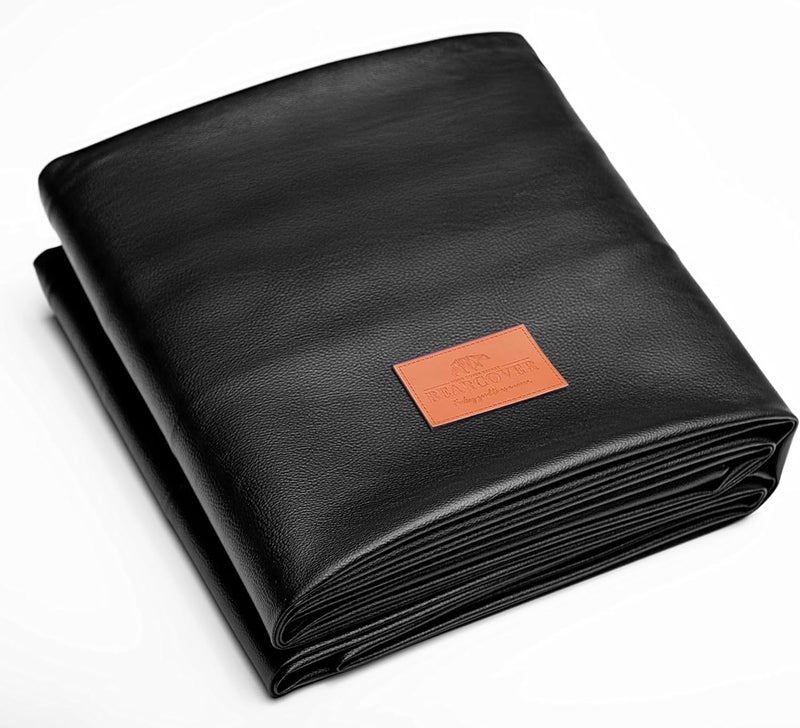 BEARCOVER Heavy Duty Leatherette Billiard Pool Table Cover, Waterproof & Tearproof Cover for Pool Table 7/8/9FT (Black/Faux Lambskin, 7FT-(92"LX 52"WX 8â€œH)) - Image 3