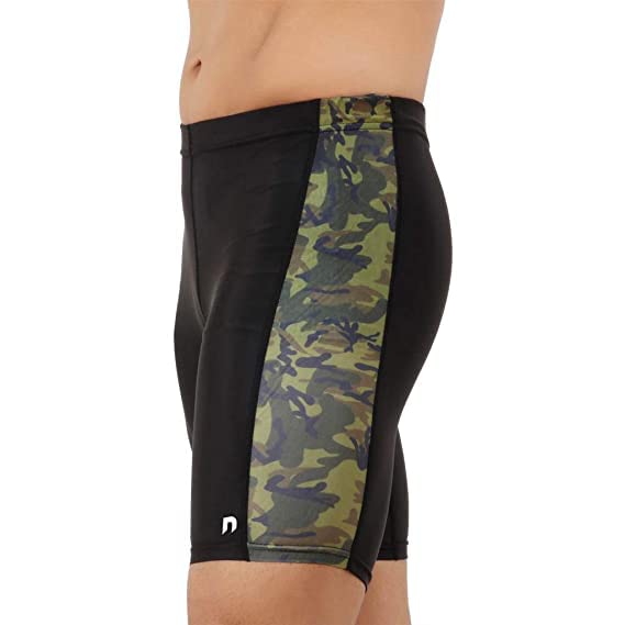 NEVER LOSE WMX Series Swimwear Swimming Jammers for Men (Tri Color 2, M) - Image 5