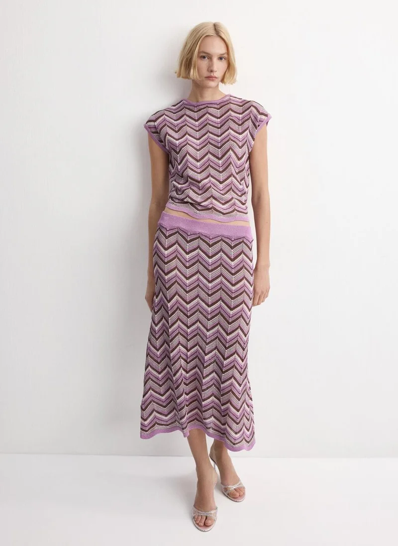 MANGO  Printed knit top for Women | Best Price UAE