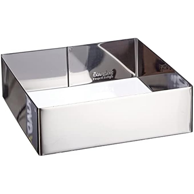 إكوينوكس طقم 516608 من 3 علب كيك مربعة ستانلس ستيل 65 × 21 × 205 سم - Image 4