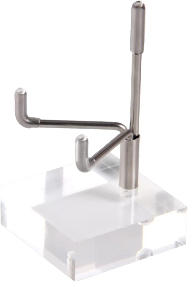 كلاراكو حامل عرض متين من الأكريليك، رف لعرض الأحافير والصخور والبلورات الجيودية القابلة للتحصيل، صغير الحجم - Image 3