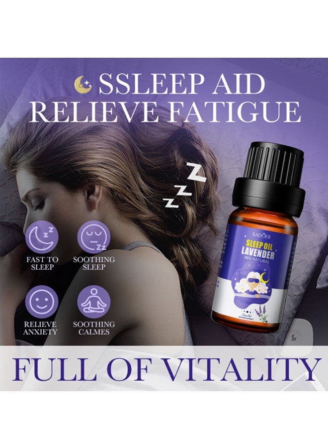 SADOER Natural Lavender Essential Oil - Sleep Aid for Faster Slumber & Reduced Night Awakenings, Skin Care for Clearing Acne & Brightening, Relaxing Aromatherapy Oil for Stress Relief, Relaxing Aromatherapy - Image 5