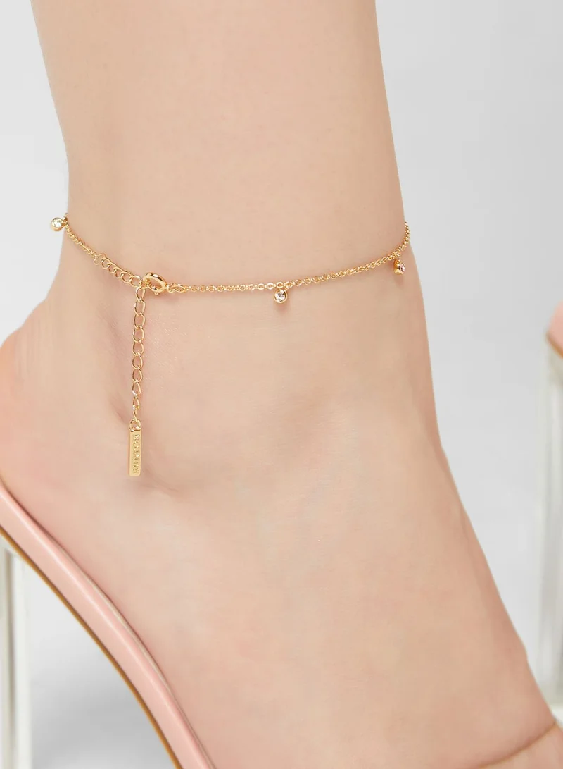 OLIVIA BURTON Charm Rainbow Anklet