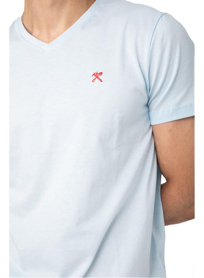 Marco Bergamo VNeck T-Shirt With Logo  - Image 3
