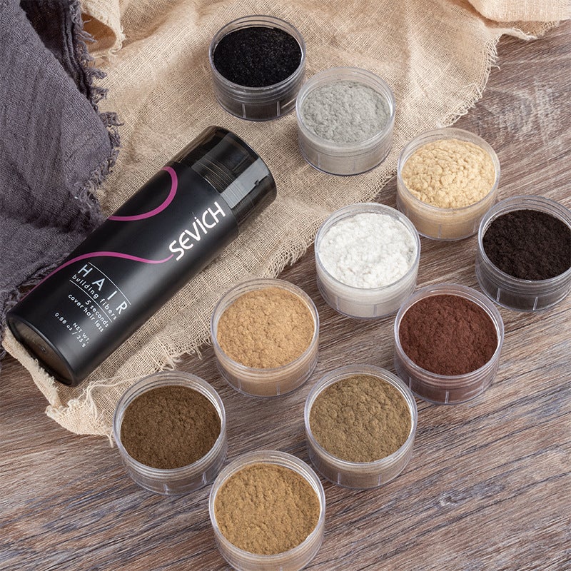 Sevich Disposable Hair Fiber Fast Thick Hair Hair Thick Hair Fiber Powder Bottle 25G - Image 5