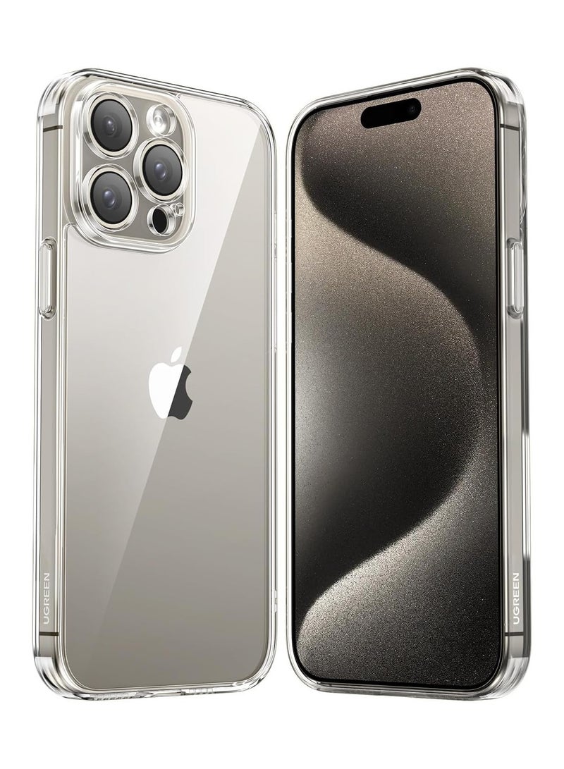 Clear Case for iPhone 15 Pro Max Case Shockproof Thin Cover Yellowing-Resistant Slim Transparent TPU Phone Case - Image 1