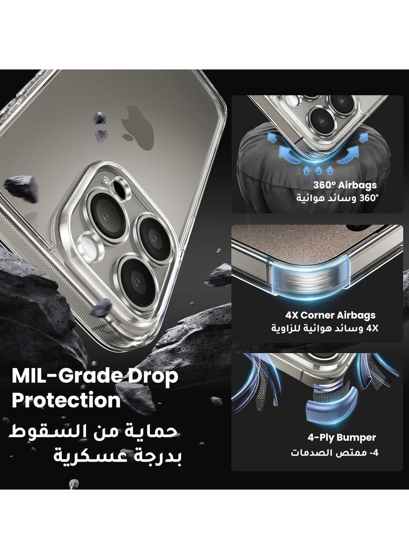 Clear Case for iPhone 15 Pro Max Case Shockproof Thin Cover Yellowing-Resistant Slim Transparent TPU Phone Case - Image 4