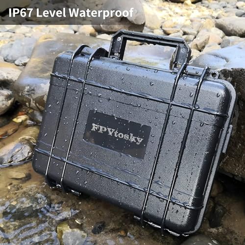 FPVtosky حقيبة صلبة FPVtosky Mini 4 Pro لجهاز DJI Mini 4 Pro / Mini 3 Pro، حقيبة مقاومة للماء لجهاز Mavic Mini 4 Pro مع وحدة تحكم DJI RC / DJI RC 2، حقيبة سفر لملحقات DJI Mini 4 Pro / Mini 3 Pro - Image 5