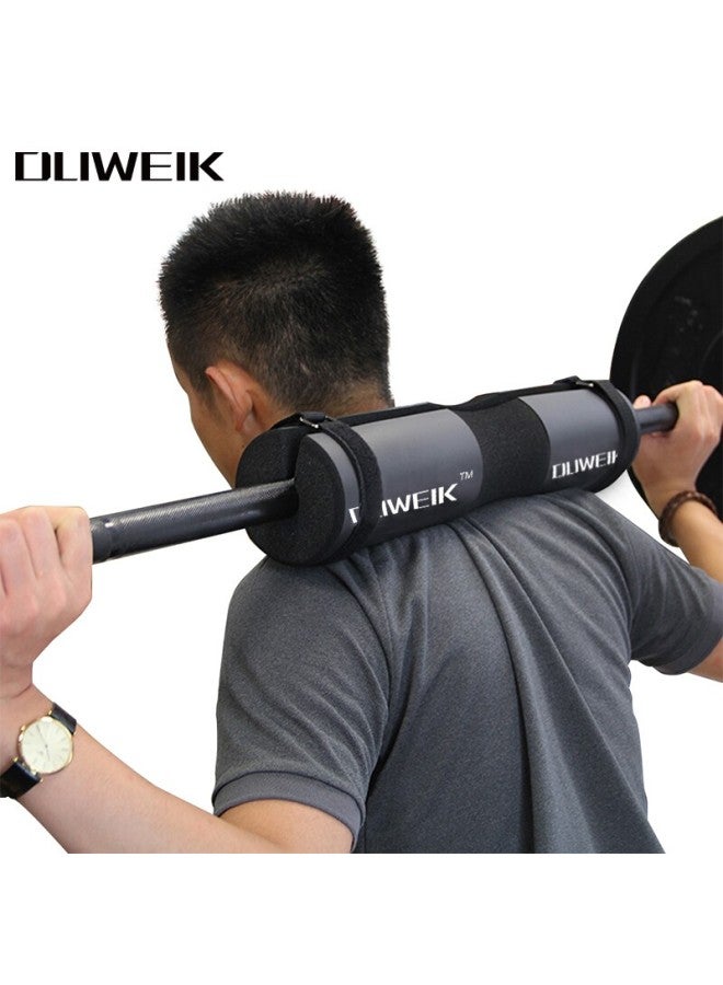Dweck Duweike Barbell Shoulder Pad, Squat Neck Protector, Weightlifting Thickened Foam Pad, Hip Bridge Protective Sleeve, Fitness Iron Buckle Style  - Image 1