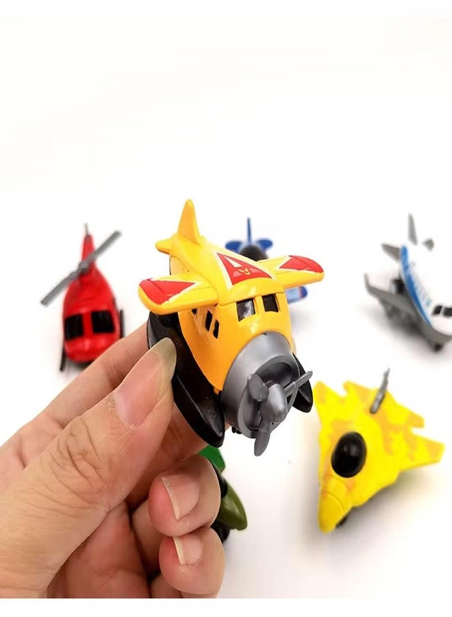 AUGEN Push & Go Metal Toy Car Bike Scooter Plane with Key Hook Keychain Showpice for Kids & Adults (Fighter Mini|Army Green) - Image 5