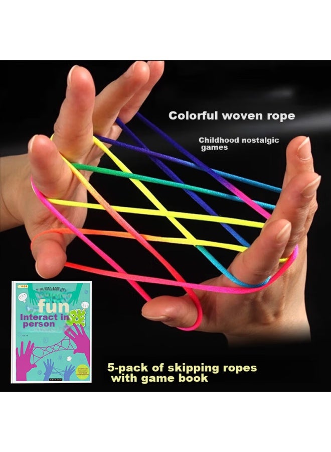Murcia Children's Braiding Rope Specialized Cord Rainbow Colorful Elementary School Students' Braiding Game Tutorial Toy For Boys And Girls - Image 1
