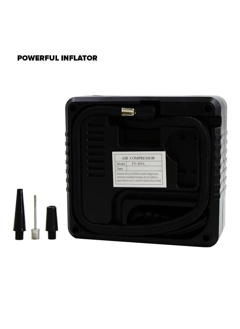 TBS DESIGN - High-Capacity 7800mAH Car Jump Starter & Air Compressor, Waterproof ABS Housing, Rechargeable & Durable - Image 1