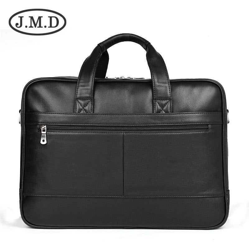 Jiameda Business Men'S Leather Handbag Briefcase Nappa Leather Comfortable Texture Leather Men'S Bag - Image 3