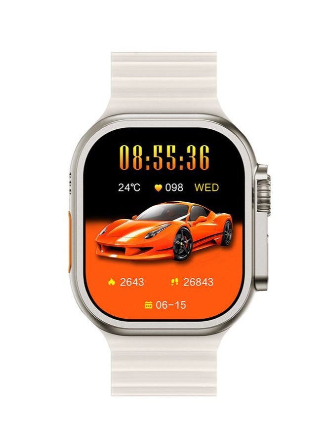 JOYFOCUS - 220.0 Mah Smart Watch Smart Watch Bluetooth Calling Support Wireless Charging &GPS With Replacement Band Black - Image 1