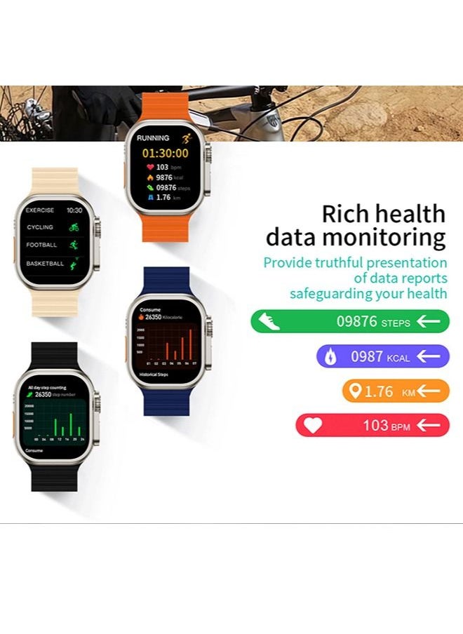 JOYFOCUS - 220.0 Mah Smart Watch Smart Watch Bluetooth Calling Support Wireless Charging &GPS With Replacement Band Black - Image 1