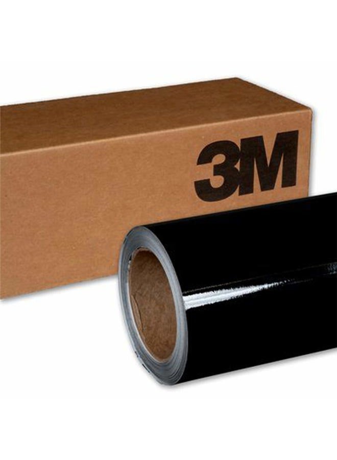 3M 2080 G12 Gloss Black 5ft x 5ft (25 Sq/ft) Car Wrap Vinyl Film - Image 1