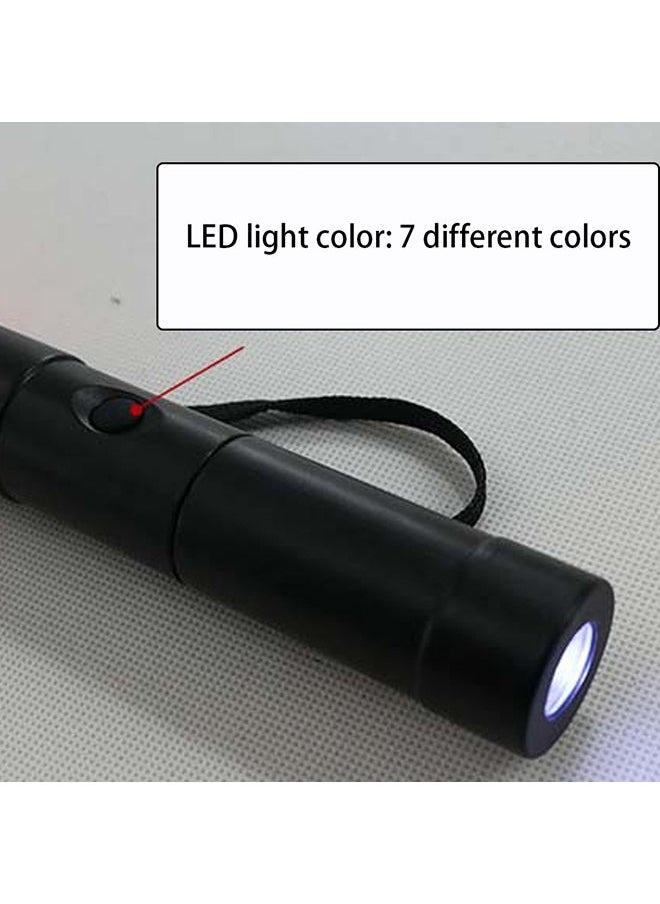 NIBEMINENT - LED Flashlight Umbrella Black - Image 1