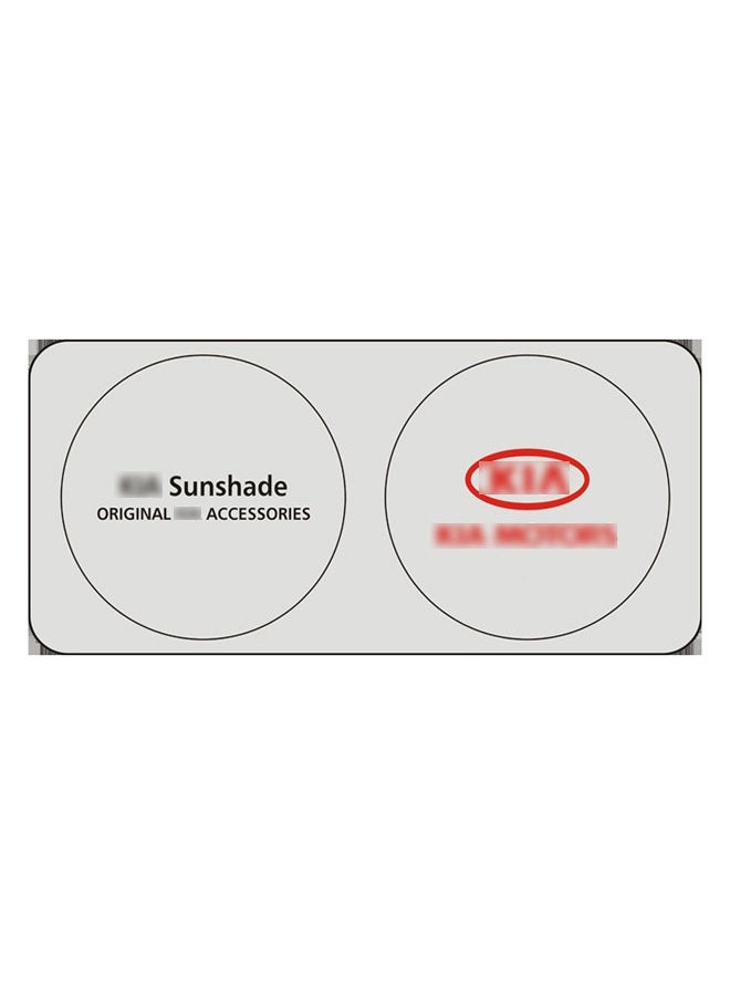 Occuwzz - Car Windshield Sunshade with Reflective Polyester Blocks Heat and Sun. Foldable Sun Shield That Keeps Your Vehicle Cool - Image 1