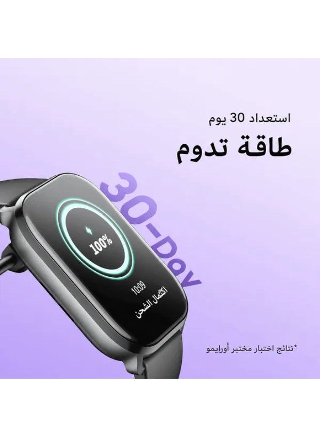 أورايمو ساعة ذكية واتش 6 لايت بمكالمات HD وشاشة 2.01 بوصة عالية الدقة، مع 30 يومًا من الاستعداد 300 mAh - Image 3