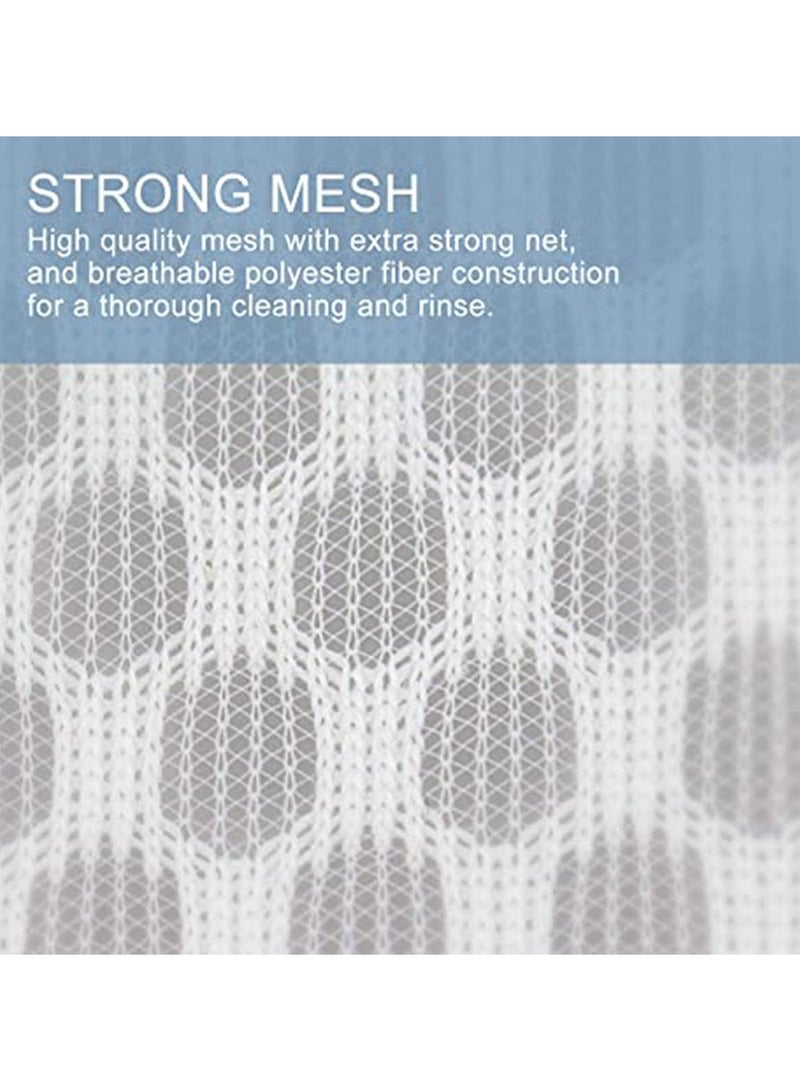 KASTWAVE 5Pcs Durable Honeycomb Mesh Laundry Bags for Delicates (2 Large 16 x 20 Inches, 3 Medium 12 x 16 Inches) - Image 4