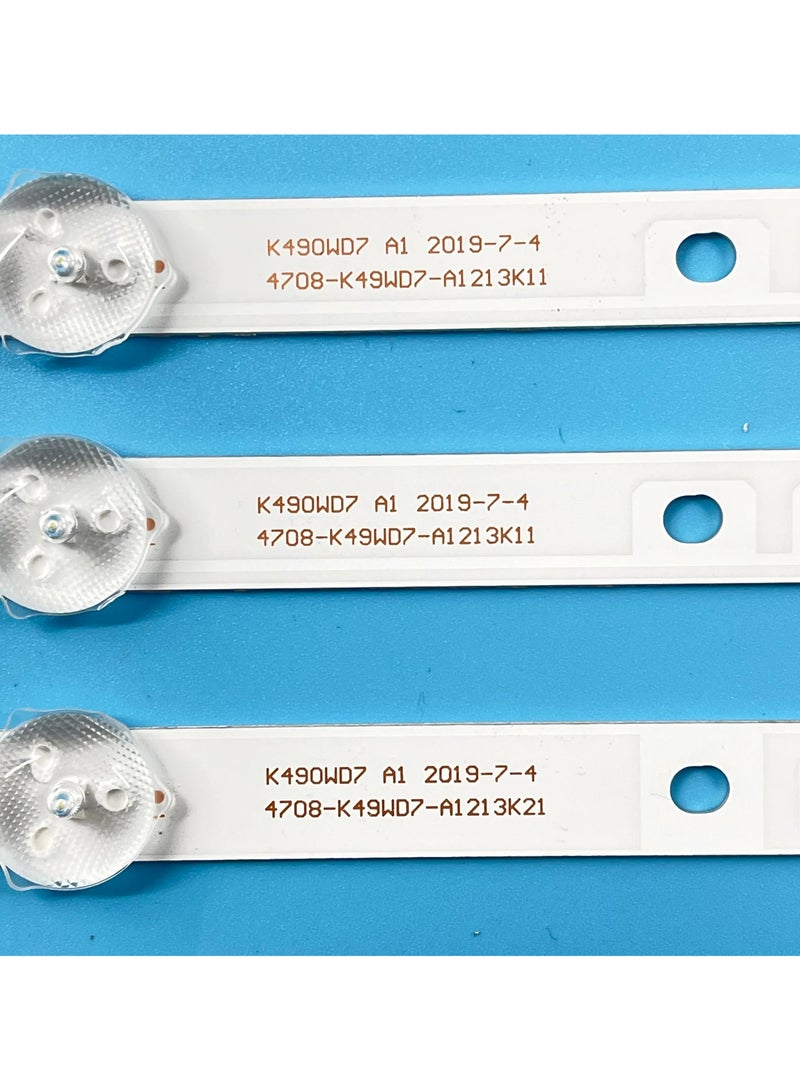 إسكدنيا 9 قطع إضاءة خلفية LED لتلفزيون فيليبس 49 بوصة (K490WD7 A1 4708-K49WD7-A1213K1) - Image 3