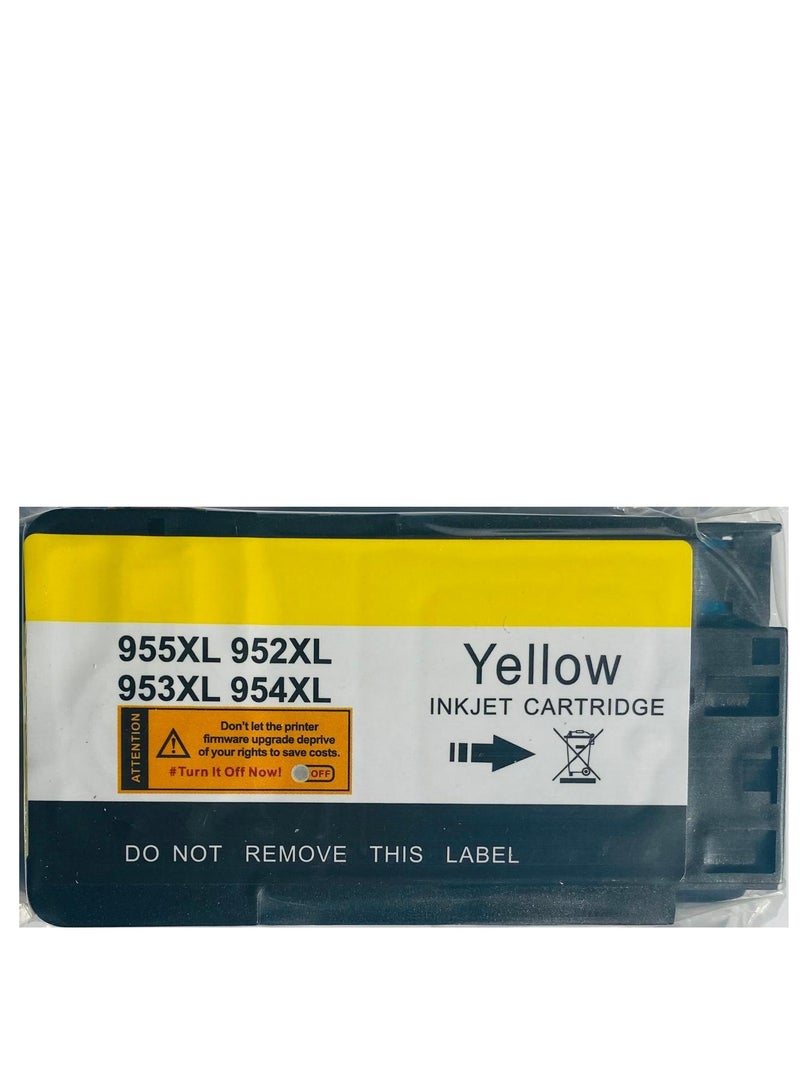 953XL/954X/955XL Ink Cartridges Multipack for HP 953 XL Compatible for HP Officejet Pro 7740 8218 8710 8715 8718 8719 8720 8725 8730 8740 (Yellow)