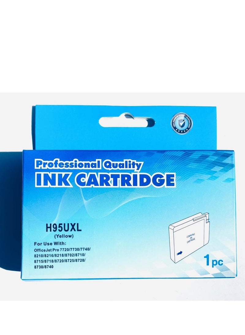 953XL/954X/955XL Ink Cartridges Multipack for HP 953 XL Compatible for HP Officejet Pro 7740 8218 8710 8715 8718 8719 8720 8725 8730 8740 (Yellow)