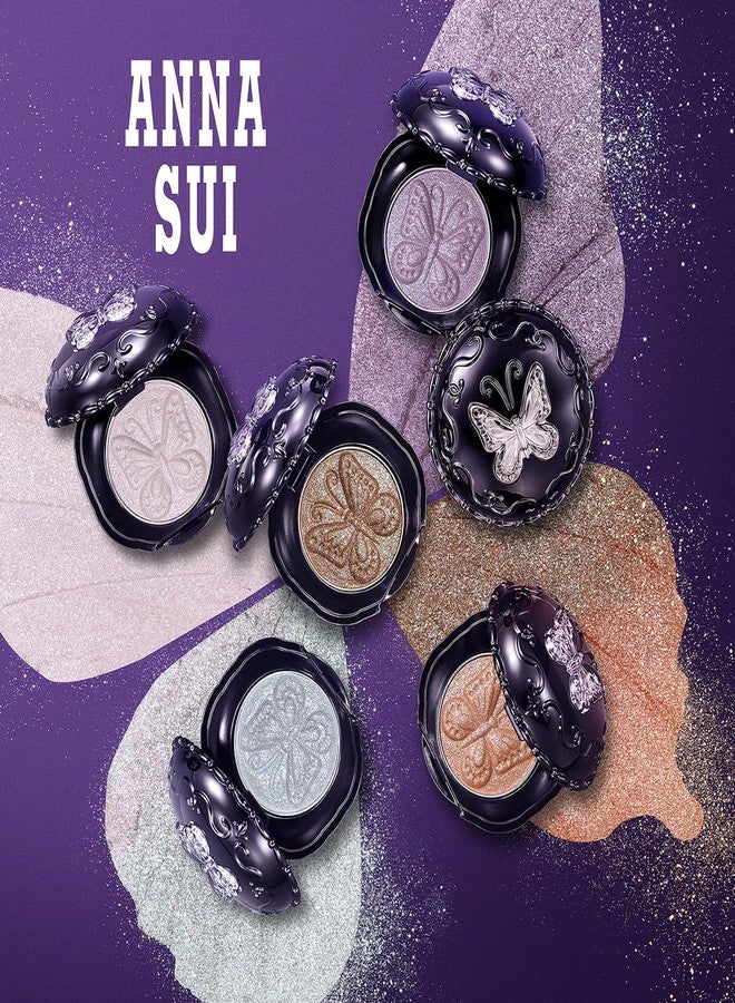 ANNA SUI Shiny Eye Color, 003 Fleeting Flutter Princess Wing, Light Pink, Radiant, Long-Lasting Sparkle Eyeshadow with Stardust Effect, Translucent Oil Base, Moisturizing & Emollient Oils, 0.049 oz - Image 5