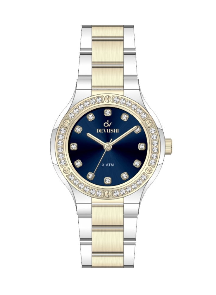 Devushi Elegant wrist watch decorated with zircon stones and an attractive design for women - Image 2