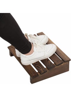 Aden Home Under Table Footrest, Foot Stand, Wooden Foot Riser, Table Natural Wood Footrest, AMAS01  - Image 4