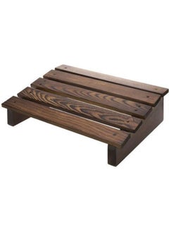 Aden Home Under Table Footrest, Foot Stand, Wooden Foot Riser, Table Natural Wood Footrest, AMAS01  - Image 2
