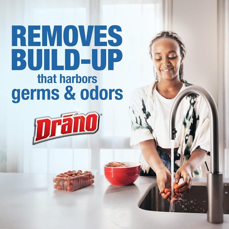 Drano Dual-Force Foamer Drain Clog Remover and Cleaner for Shower or Sink Drains, Unclogs and Removes Sources of Odor, 17 Fl Oz - Image 4