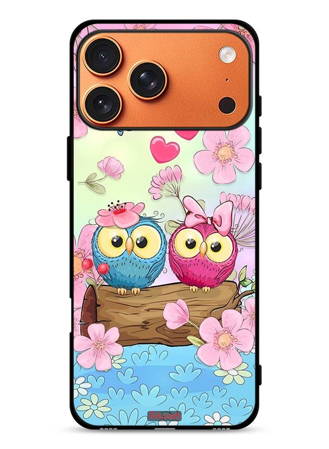 Tolwak Apple iPhone 17 Pro Max Protective Case Cover Cute Owls Art - Image 1