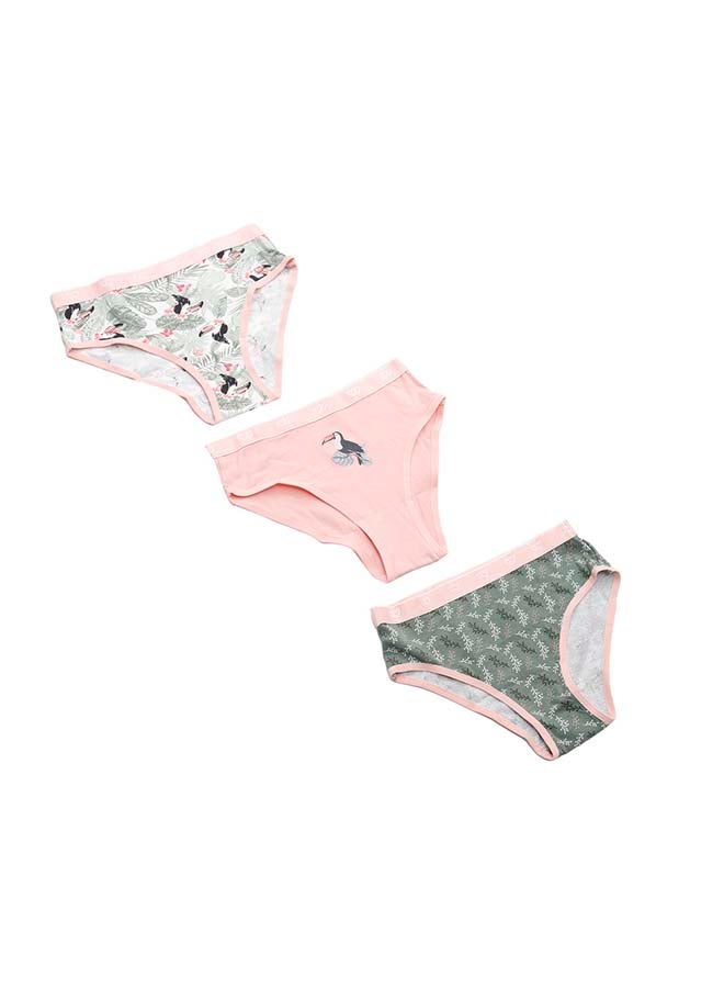 Carina Cookies Pack of 3 Colored Brief Panties - Image 1