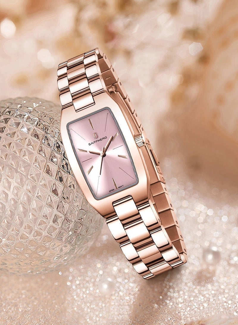 SAPPHERO Watches for Women Luxury Ladies Watches Women's Bracelet Watch Small Stainless Steel Analog 3ATM Waterproof Wrist Watch for Women - Image 3