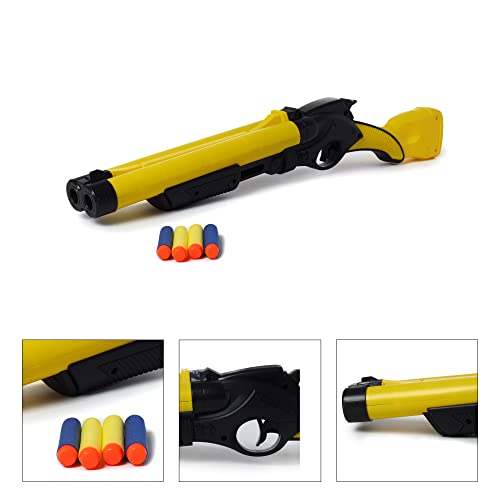 Toy Zone Toyzone Batman Double Barrel Shotgun-58786 | Foam Blaster Double Barrel l Gun | Safe and Long Range | Lock & Load Pump Action | 5-Play Shotgun Shells with Gun | Shotgun Boomstick | Pull & Action Pro-Shot | For Kids, Teens - Image 5
