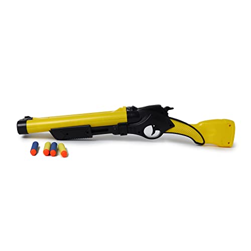 Toy Zone Toyzone Batman Double Barrel Shotgun-58786 | Foam Blaster Double Barrel l Gun | Safe and Long Range | Lock & Load Pump Action | 5-Play Shotgun Shells with Gun | Shotgun Boomstick | Pull & Action Pro-Shot | For Kids, Teens - Image 1