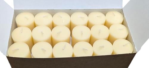 D'light Online Ivory 15 Hour Unscented Votive Candles Emergency and Events - Bulk Votive Candles for Luminary, Home Decoration, Restaurants, Churches and Wedding Votives (Set of 36 - Ivory, 15 Hour) - Image 3