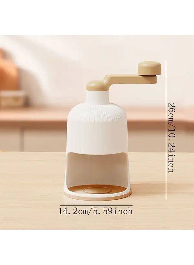 آلة تكسير الثلج البني اليدوية المحمولة متعددة الاستخدامات لا تحتاج إلى كهرباء للمطبخ المنزلي - Image 3