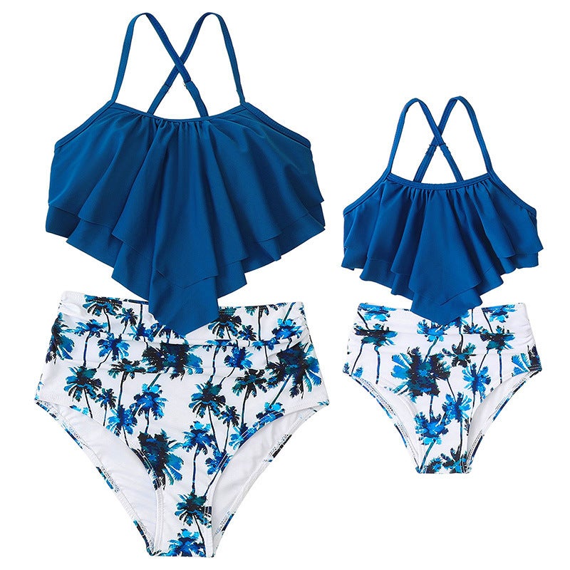 Hiyu Family Matching Swimwear Women'S Bikini Manufacturer In-Stock Swimwear Tankini Fashion Beachwear - Image 3