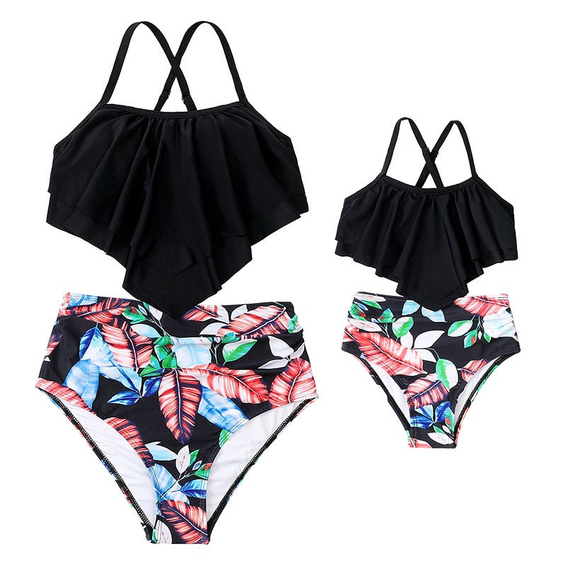 Hiyu Family Matching Swimwear Women'S Bikini Manufacturer In-Stock Swimwear Tankini Fashion Beachwear - Image 5