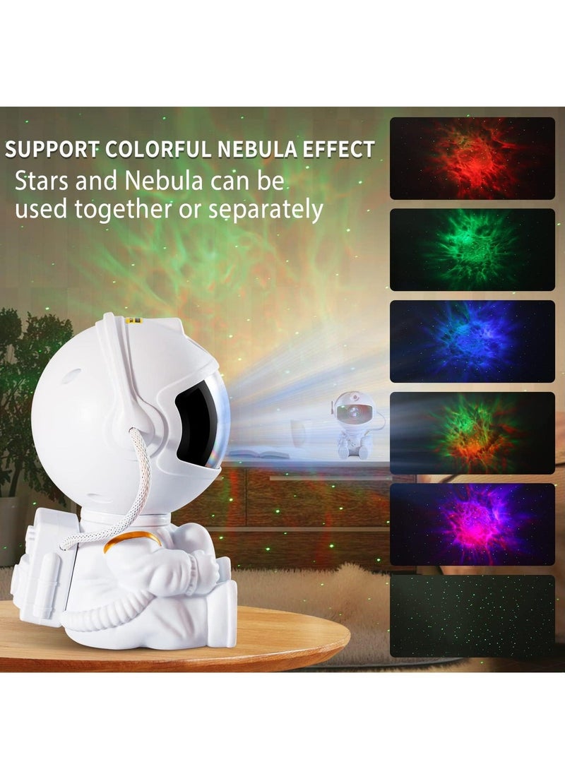Generic - Astronaut Star Projector, Night Light, Galaxy Nebula Projector Light, Suitable for  Adult Playroom/Home Theater/Ceiling/Room Decoration (White) - Image 1