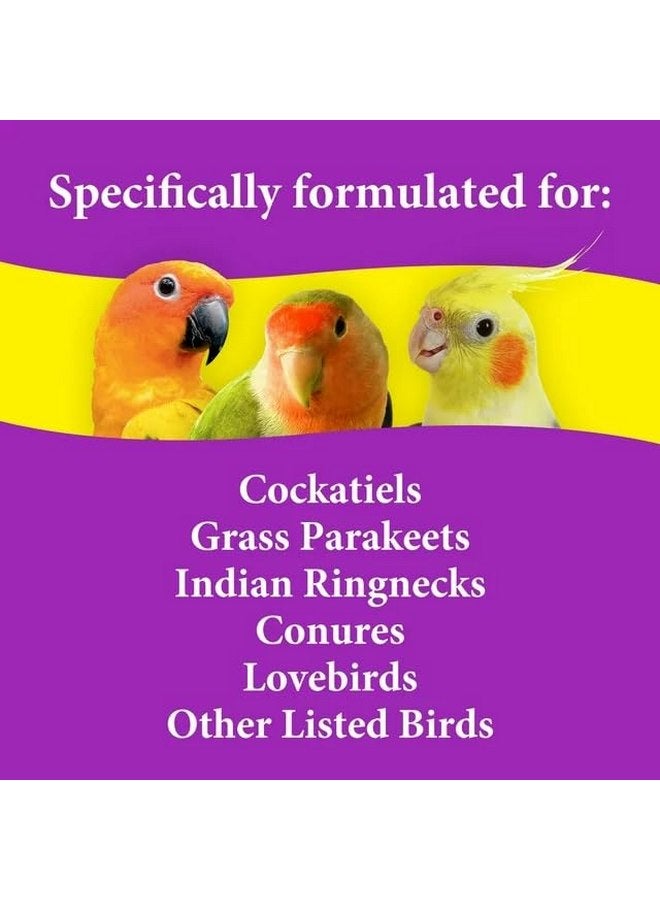 طعام الطيور من Generic 3-D Pet Products الفاخر بمزيج من بذور الكوكتيل، مع البروبيوتيك، كيس 9 رطل - Image 2